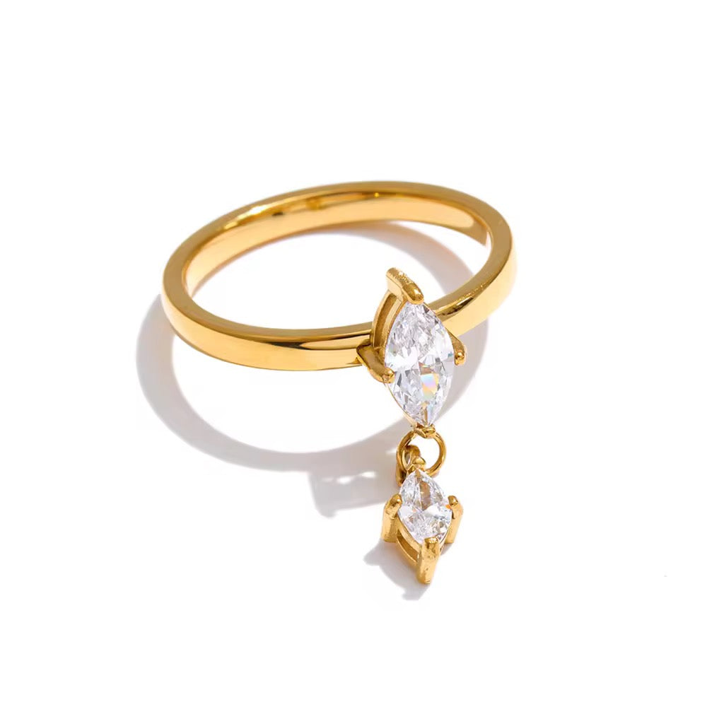 Cascade Gold Ring