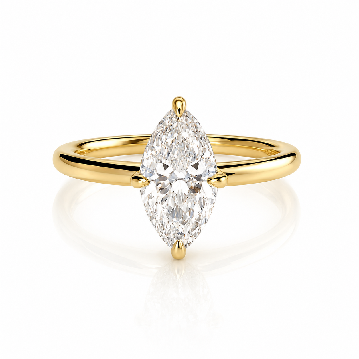 Marquise Solitaire Ring