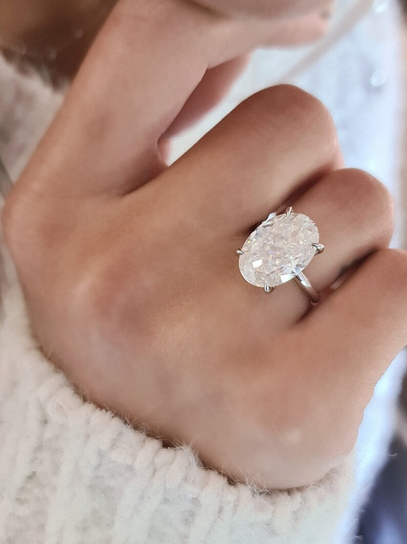 The Oval Solitaire Ring