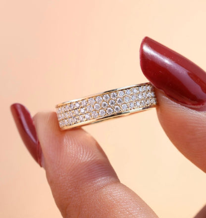 Clara Half Eternity Band Ring