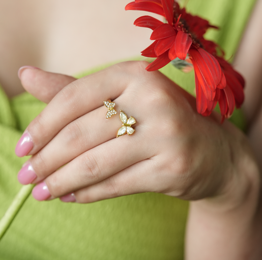 Butterfly Gold Ring