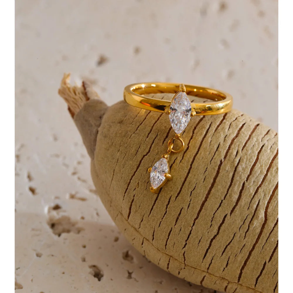 Cascade Gold Ring