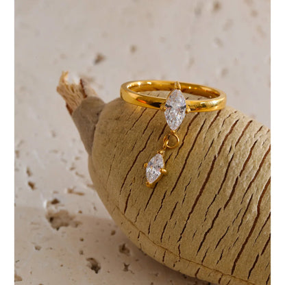 Cascade Gold Ring