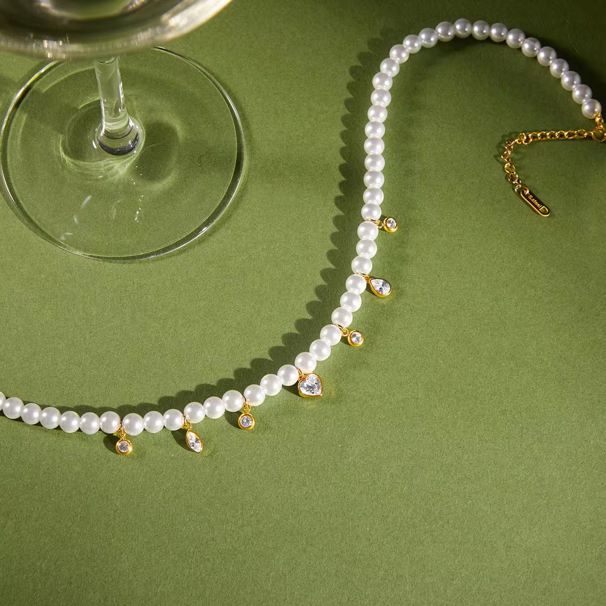 Pearl Charm Necklace