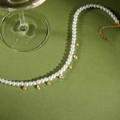 Pearl Charm Necklace