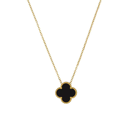 Reversible Clover Leaf Necklace