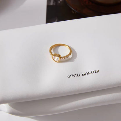 Heart Diamond Ring