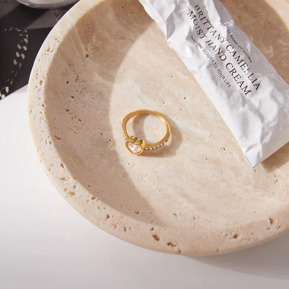 Heart Diamond Ring