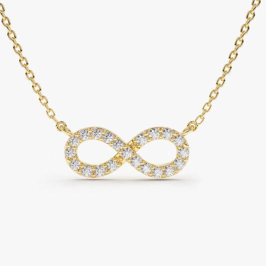 Infinity Diamond Necklace