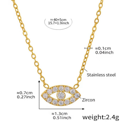Evil Eye Diamond Necklace