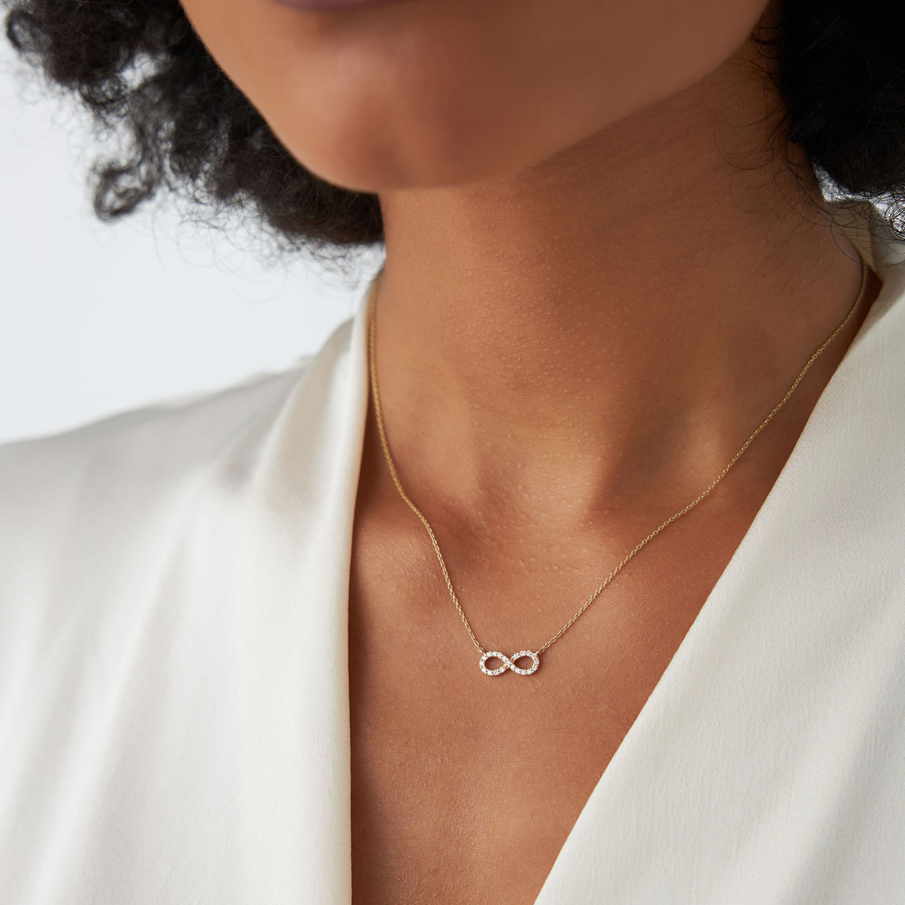 Infinity Diamond Necklace