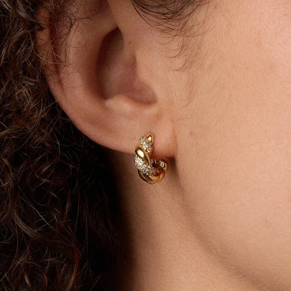 Eternal Sparkle Hoops