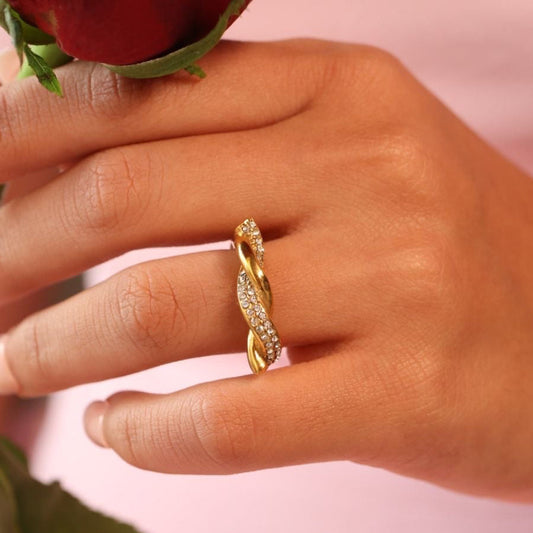 Twisted Twig Ring