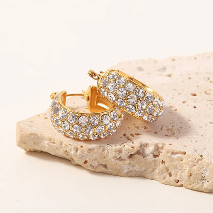 Luxe Diamond Cascade Hoops
