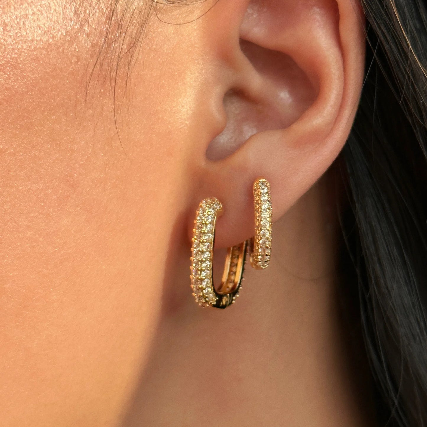 Stellar Curve - 925 Sterling Silver Earrings
