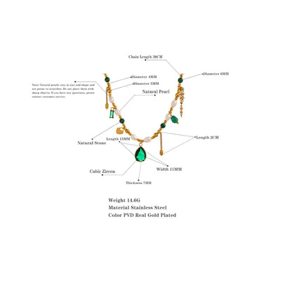 Emerald Diamond Necklace