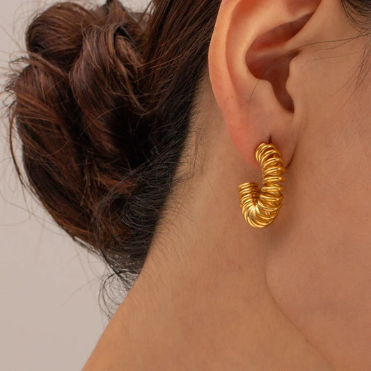Spiral Swirl Earrings
