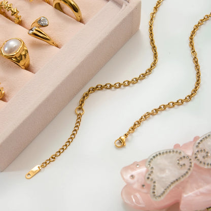 Golden Heart Pearl Necklace