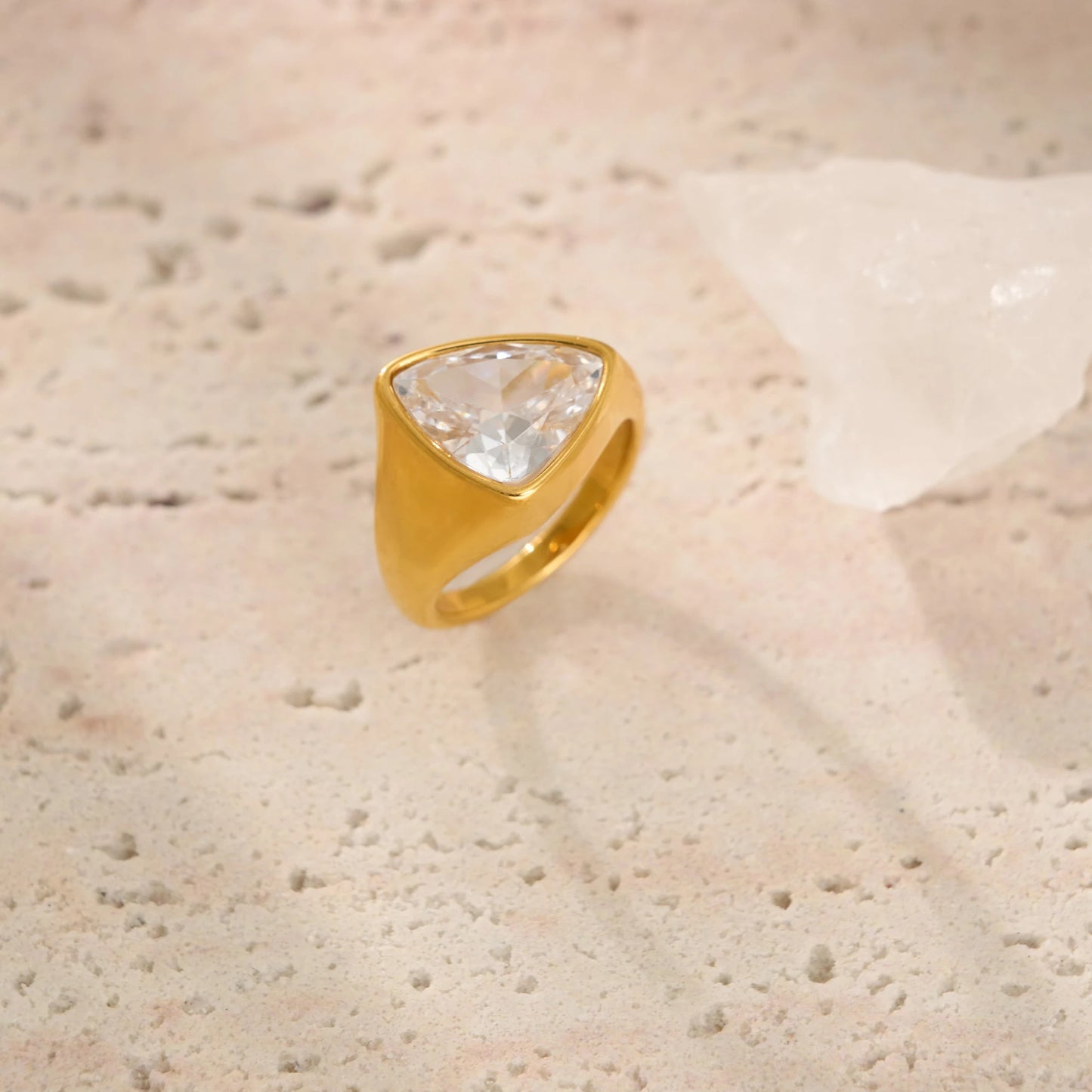 TriEdge Diamond Ring