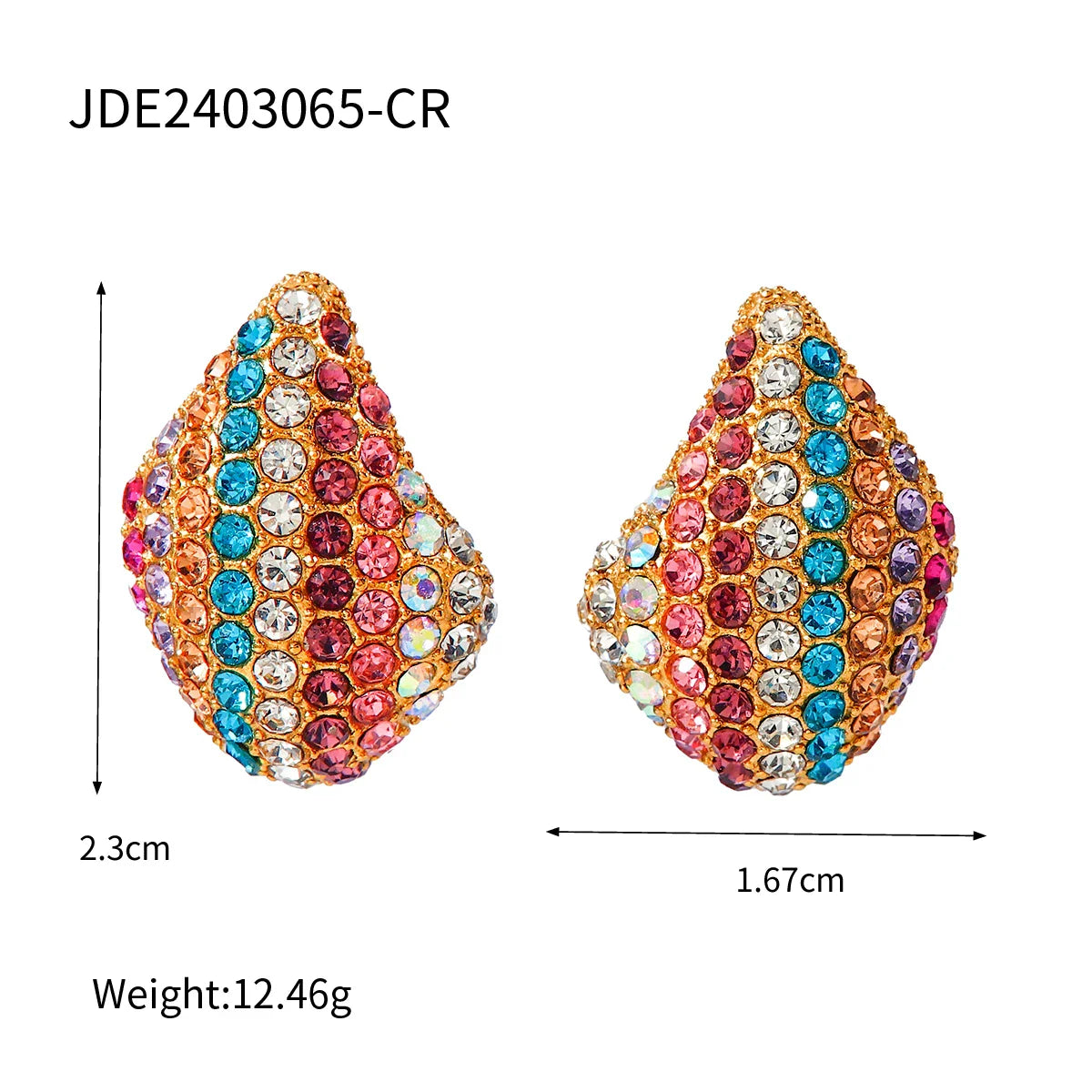 Prism Sparkle Diamond  Earrings