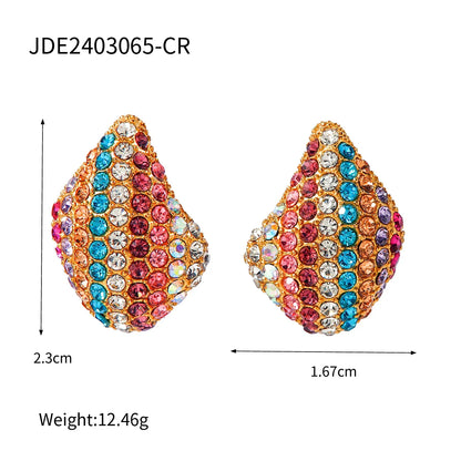 Prism Sparkle Diamond  Earrings
