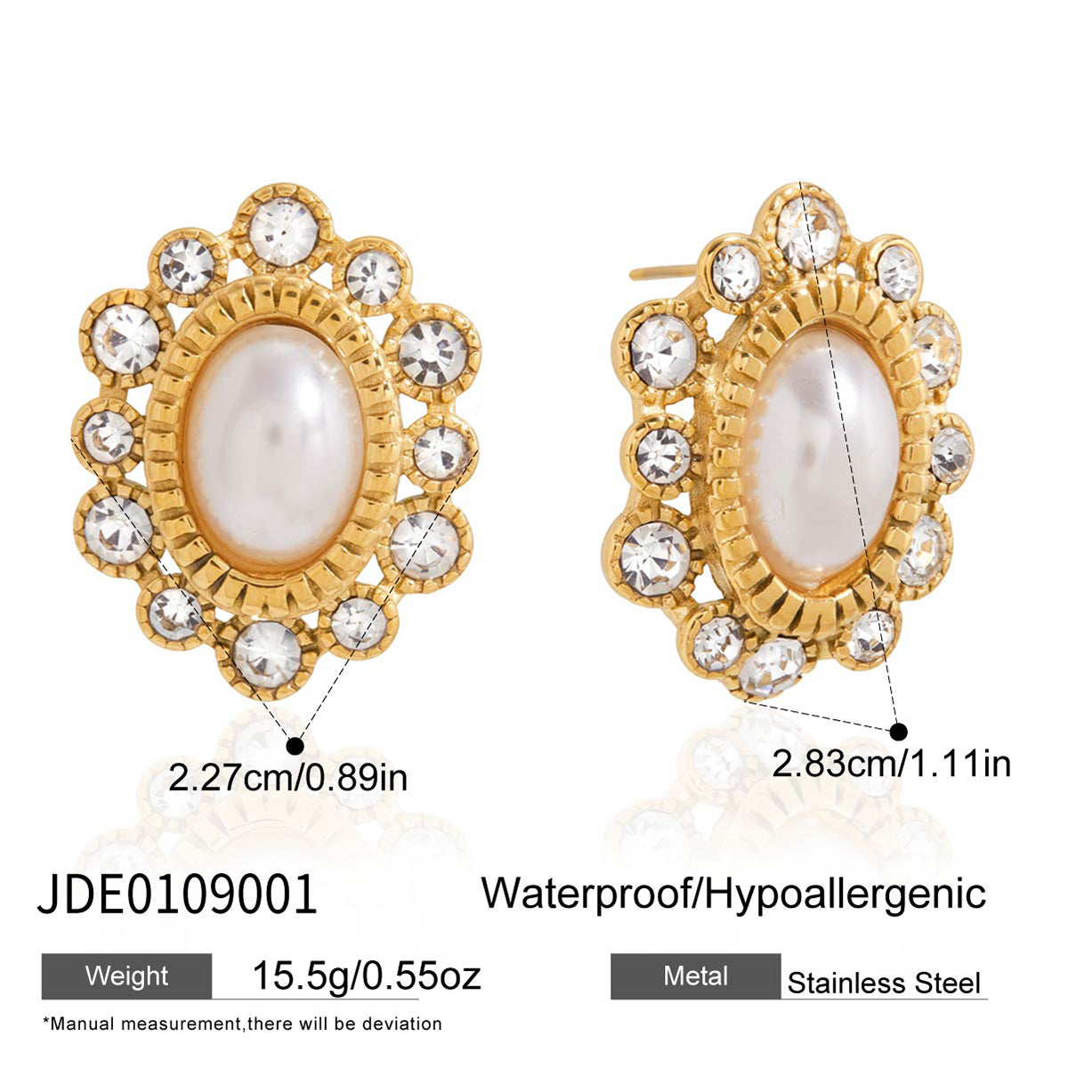 Sora Vintage Pearl Earrings