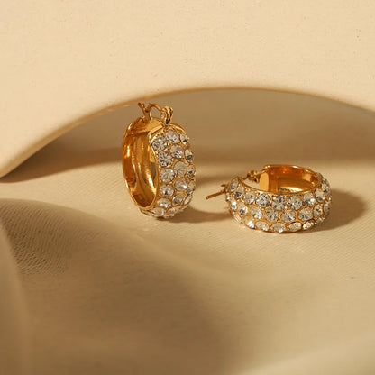 Luxe Diamond Cascade Hoops