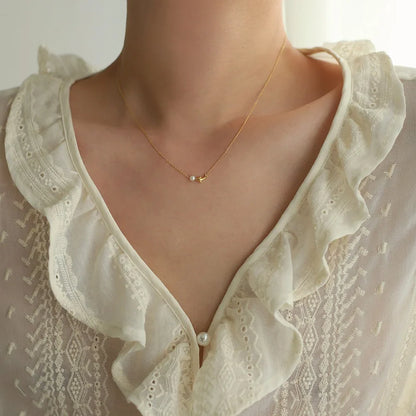 Pisces Pearl Necklace