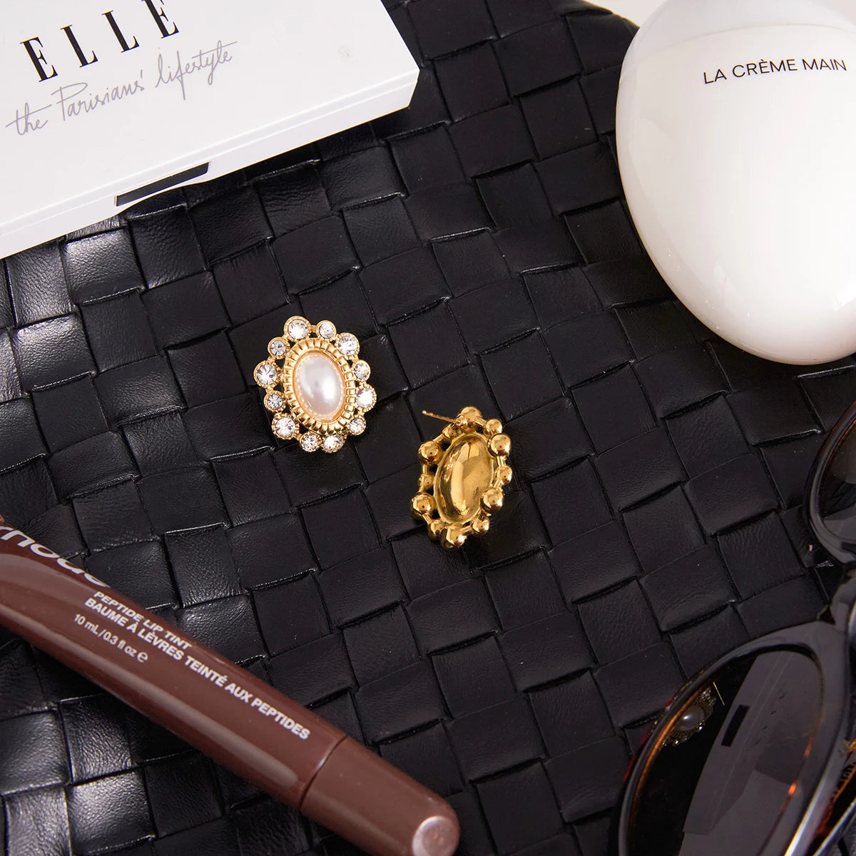 Sora Vintage Pearl Earrings