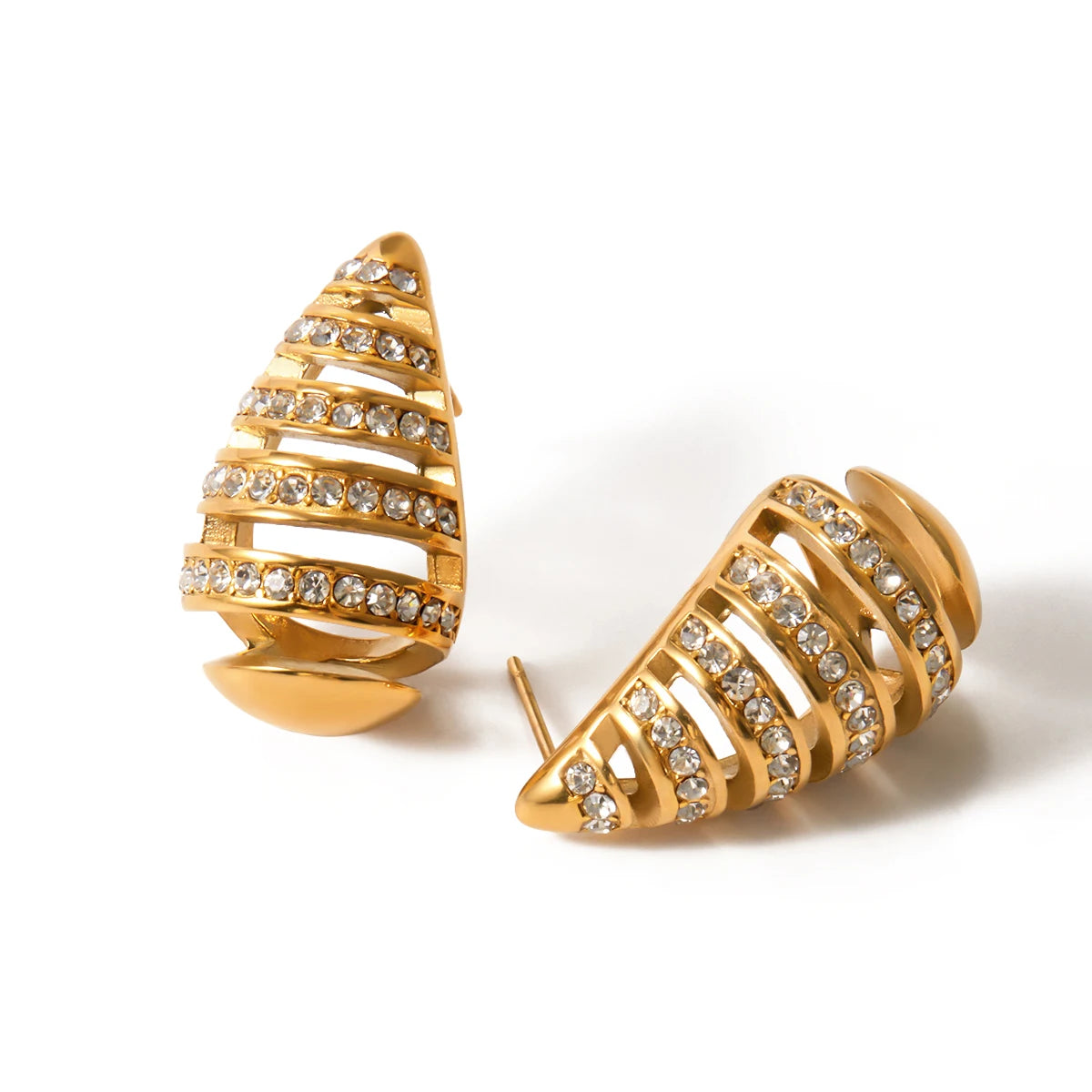 Noor Gold Drop Earrings