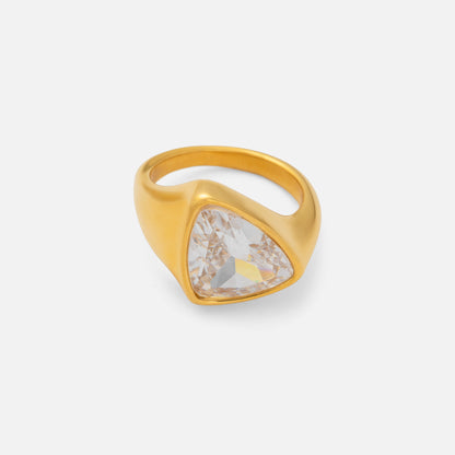 TriEdge Diamond Ring