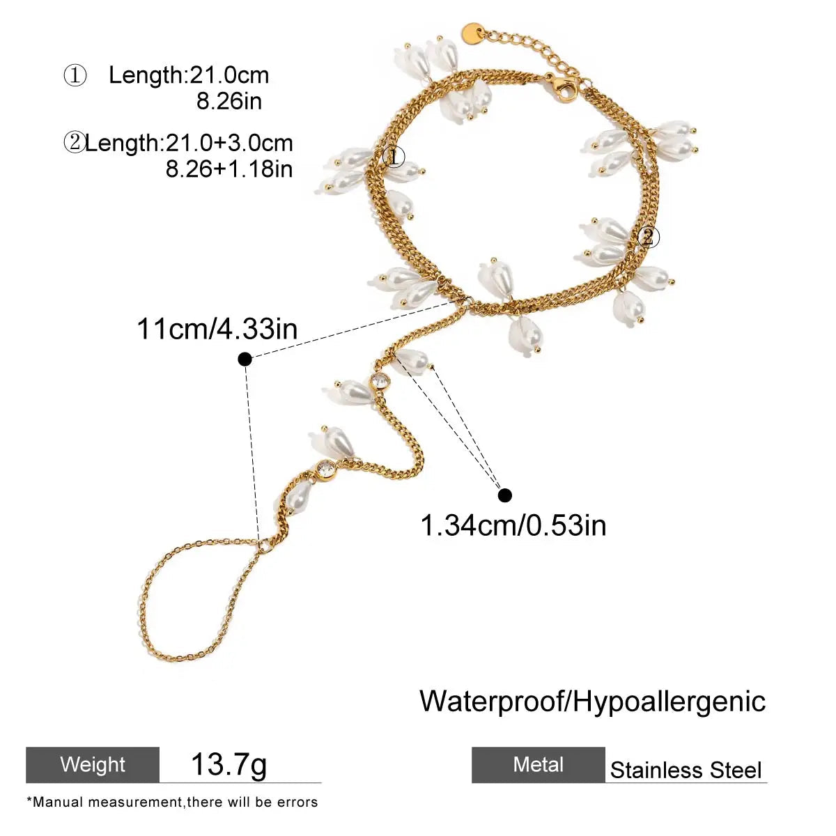 Pearl Grace Pearl Anklet / Bracelet