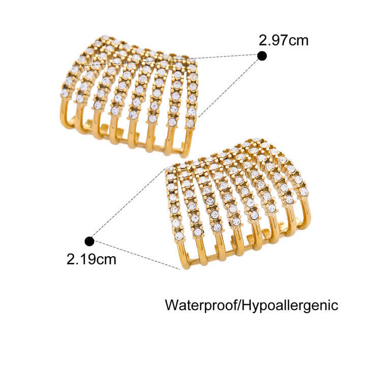 Ava Gold Glow Earrings