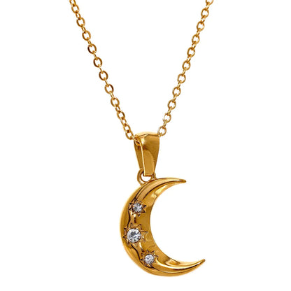 Moon Star Necklace