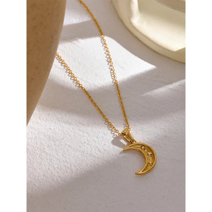 Moon Star Necklace