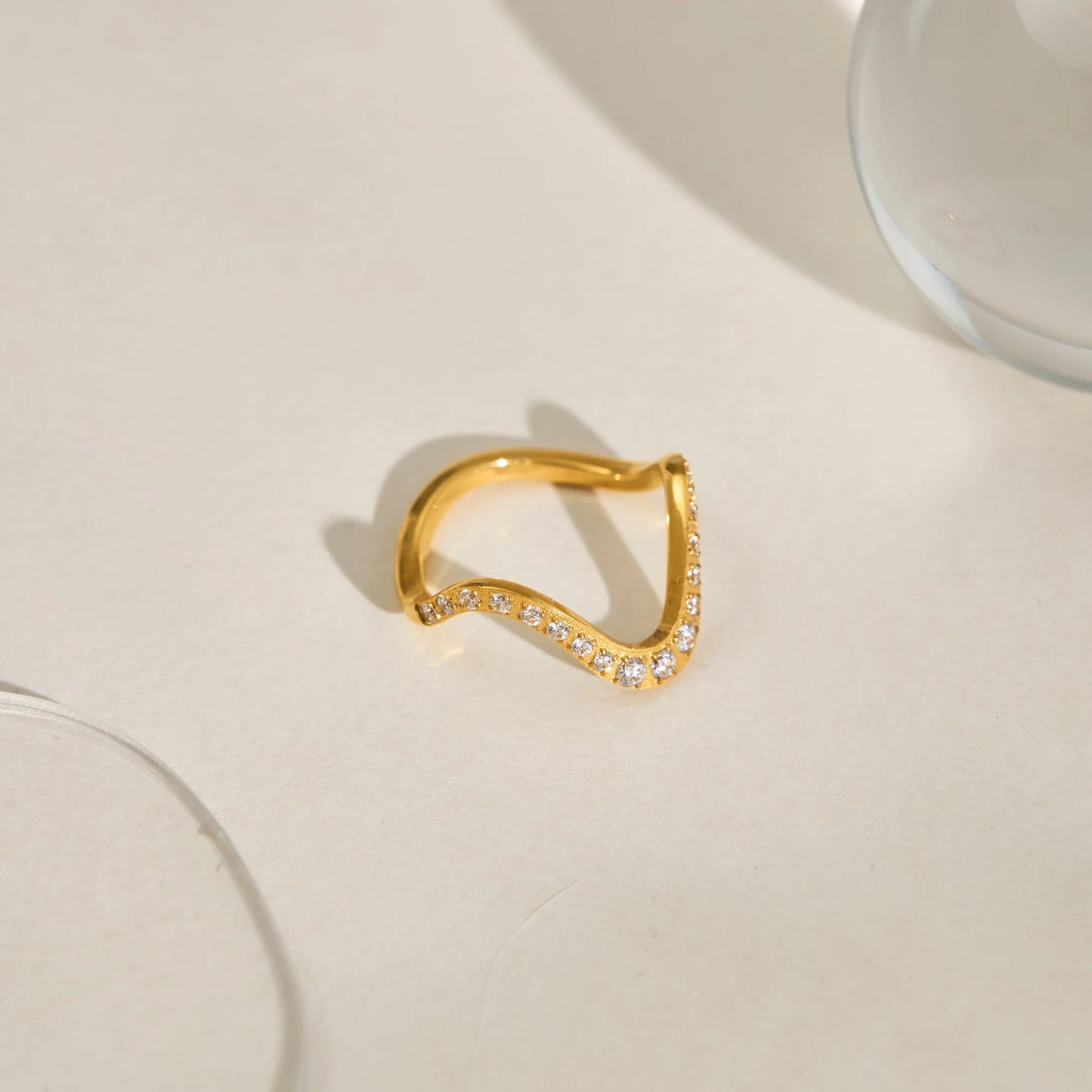 Infinity Wave Stack Ring