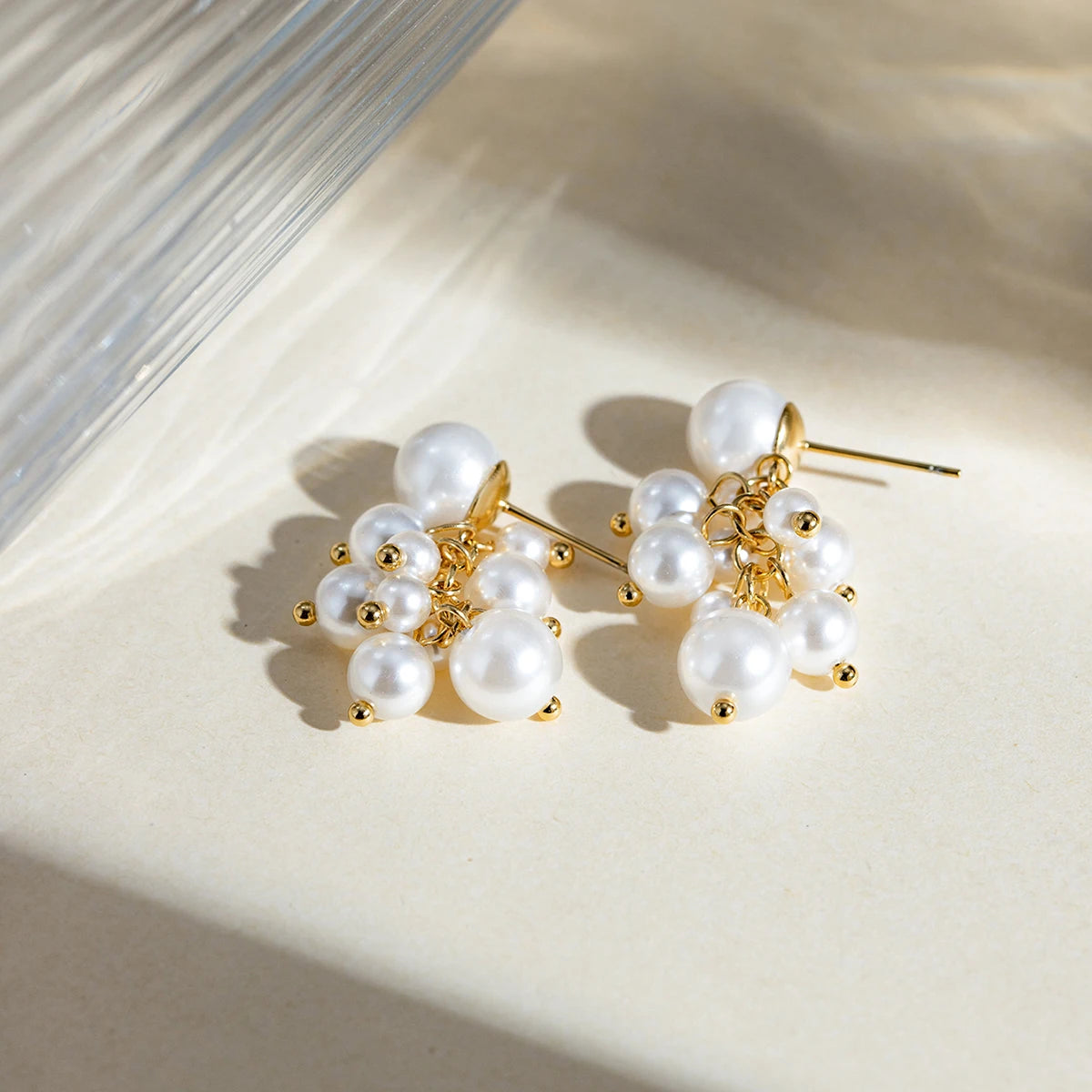 Moti Jhumka Earrings