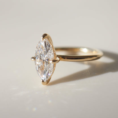 Marquise Solitaire Ring