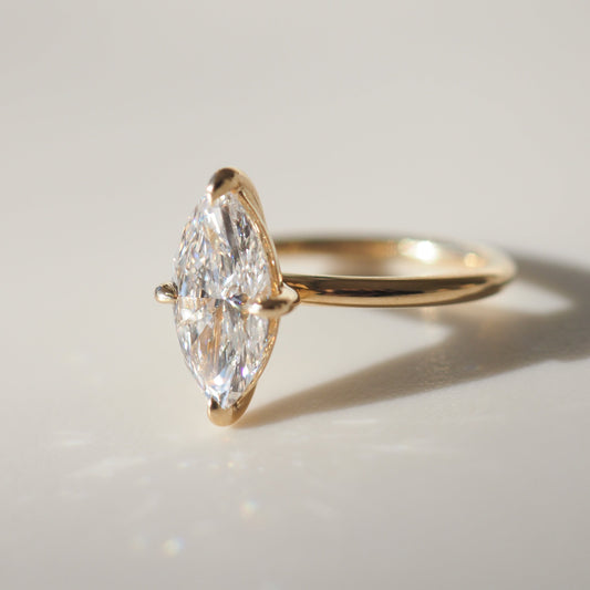 Marquise Solitaire Ring