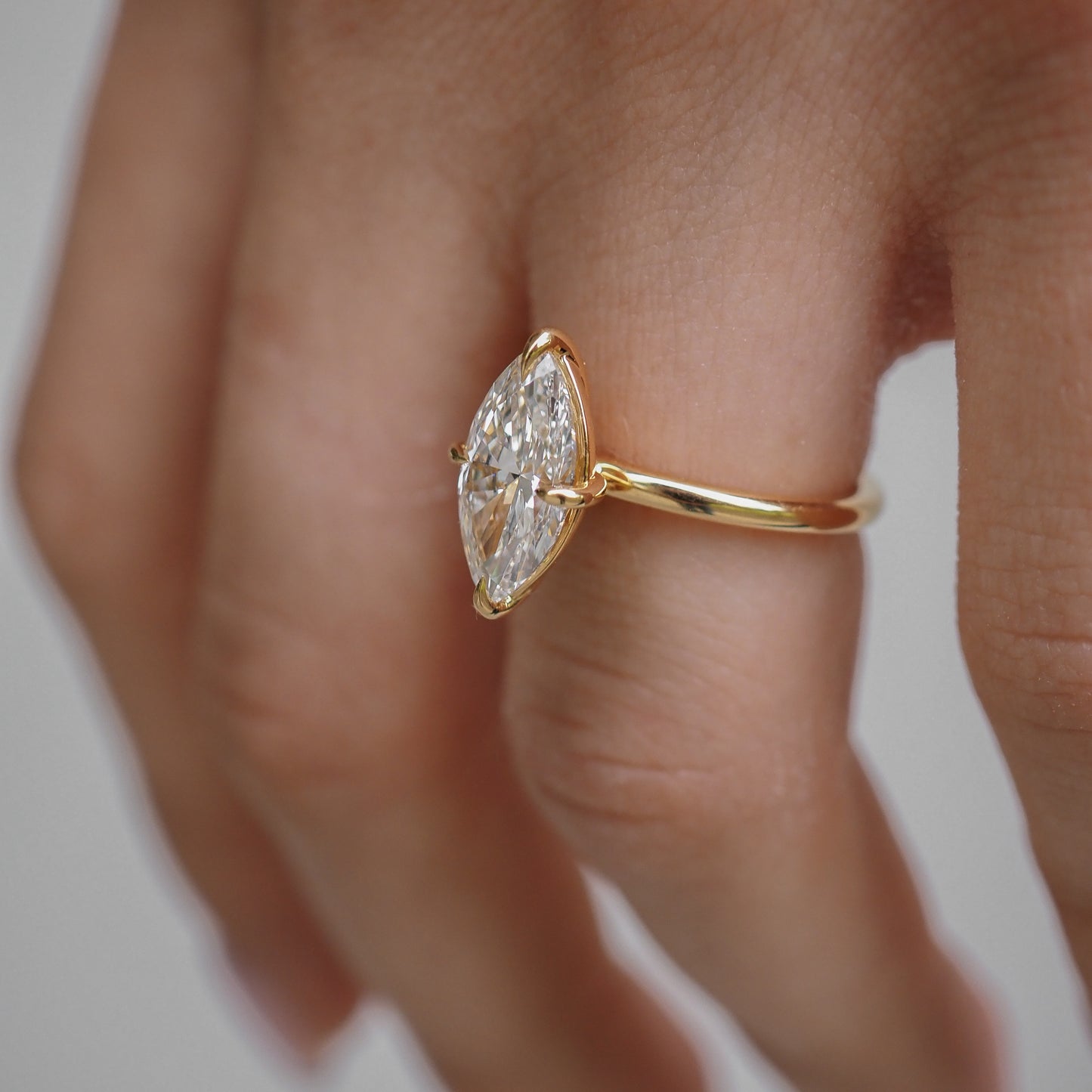 Marquise Solitaire Ring