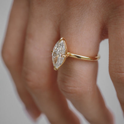 Marquise Solitaire Ring