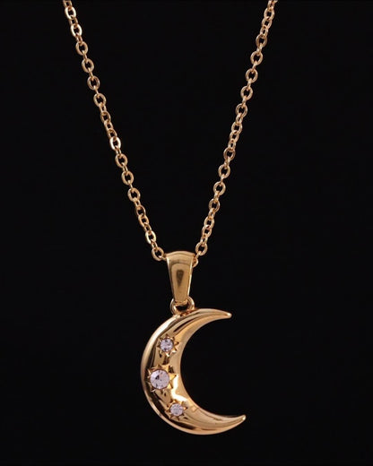 Moon Star Necklace
