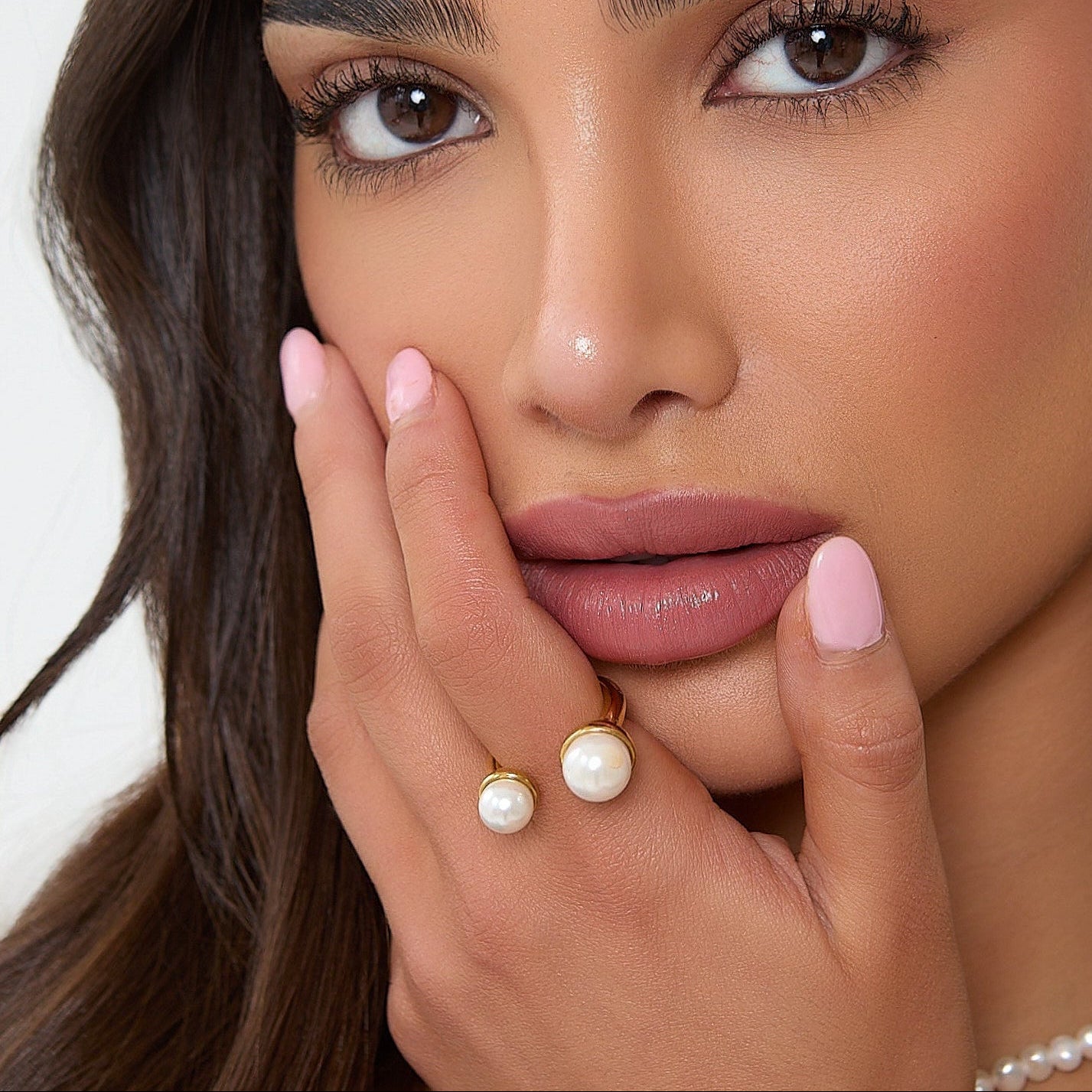 Golden Pearl Ring