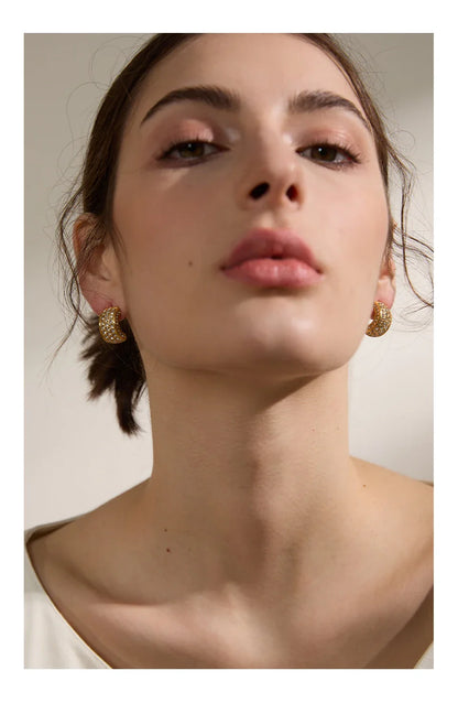 Verdant Gold Earrings