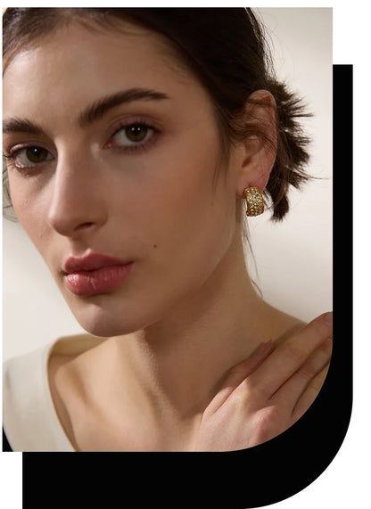 Verdant Gold Earrings