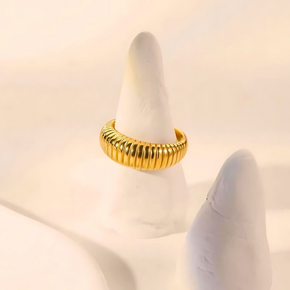 Textured Tides Ring