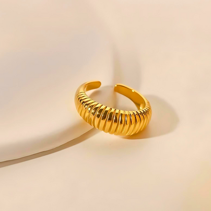 Textured Tides Ring