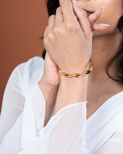 Spiral Curve Bangle