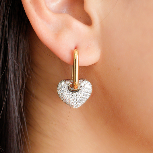 Evara Heart Earrings