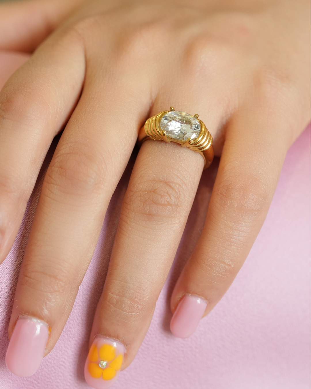 Fiona Oval Solitaire Ring